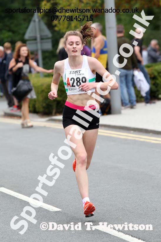 Womens under-17s Northern Road Relays, Warrington. Photo: David T. Hewitson/Sports for All Pics